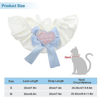 Kitten Collar Breakaway Accessories for Birthdays Photoshoots 2 Pcs