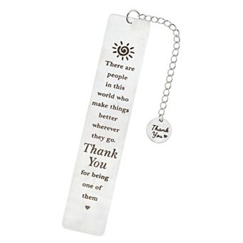 Elegant Silver Tone Bookmark for Reading and Book Lovers 1 pc