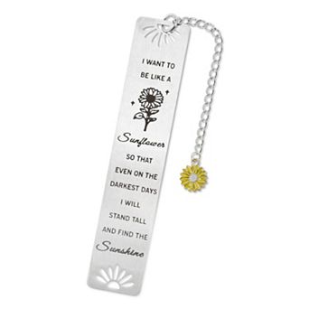 Elegant Silver Tone Bookmark for Reading and Book Lovers 1 pc