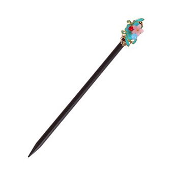 Gardenia Hair Chopstick for Women - Retro Wooden Hair Accessory 1 pc