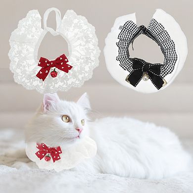 Kitten Collar Cats Dress Accessories 2 Pcs