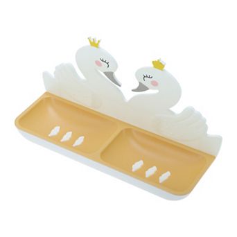 Cartoon Swan Soap Dish for Bathroom - Ideal for Keeping Soap Dry and Organized