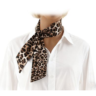 Leopard Print Scarf Headband for Women - Versatile Hair Accessory