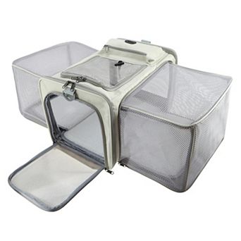 Expandable Airline Approved Cat Carrier, Soft-Sided Pet Travel Carrier