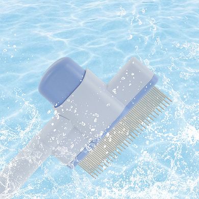 Pet Hair Removal Brush with Release Button for Massaging and Removing Shedding Hair