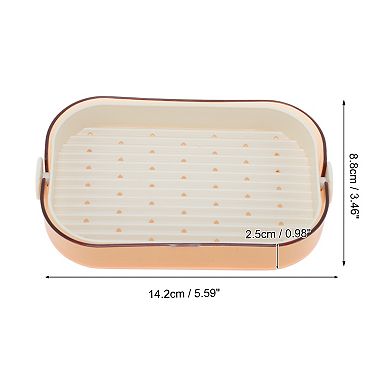 Double Layer Drain Soap Dish for Bathroom 1 Pc