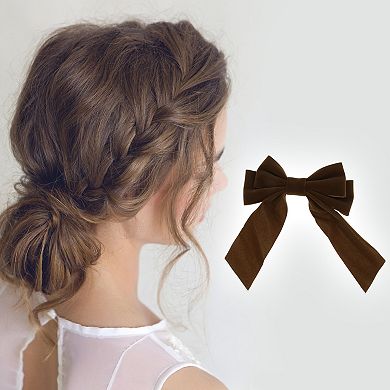 Exquisite Bow Ribbon Duckbill Hair Clips for Home 1 Pc