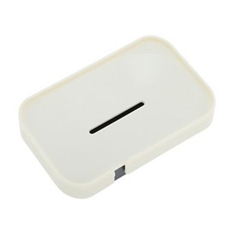 Stylish Letter Drain Soap Dish for Bathroom with Easy Installation 1 pc