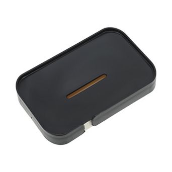 Stylish Letter Drain Soap Dish for Bathroom with Easy Installation 1 pc