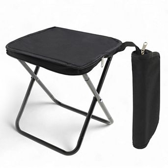 Mini Portable Camping Stool Camping Stool with Zippered Carrying Bag Folding Chair