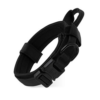 Dog Collar for Large Dogs Adjustable Heavy Duty with Handle Tactical 1 pc