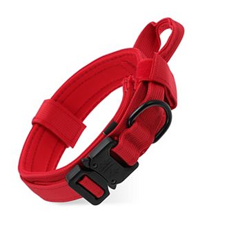 Dog Collar for Large Dogs Adjustable Heavy Duty with Handle Tactical 1 pc