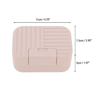 Stripes Soap Dish for Bathroom - Easy Installation and Drainage