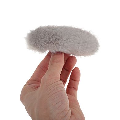 Fashion Solid Fleece Hair Clips for Home and Daily Use - 1 Piece