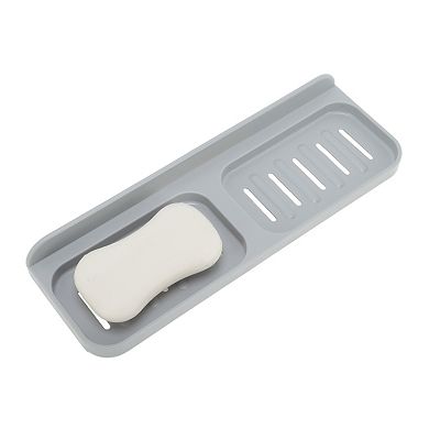 1 Pc Double Row Soap Dish for Bathroom - Easy Installation and Drainage