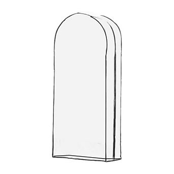 Garment Bags PEVA Dust-Resistant Suit Bags for Hanging Clothes 60x25x110cm Clear 1 pc