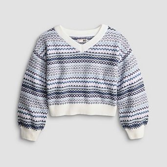Girls 6-20 SO® V-Neck Pullover Sweater in Regular & Plus Size