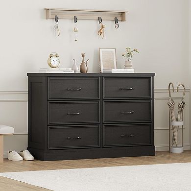 six large drawers Modern Drawer Bedside Table Storage Cabinet, for Bedroom, Drawer Organize