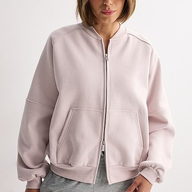Women's FLX Embrace Fleece Bomber Full-Zip Jacket