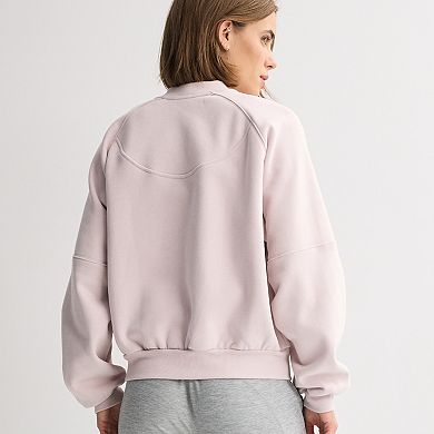 Women's FLX Embrace Fleece Bomber Full-Zip Jacket
