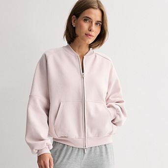 Women's FLX Embrace Fleece Bomber Full-Zip Jacket