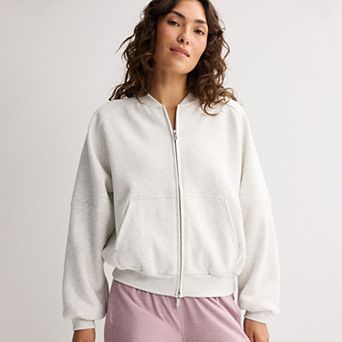 Women's FLX Embrace Fleece Bomber Full-Zip Jacket
