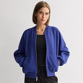 Women's FLX Embrace Fleece Bomber Full-Zip Jacket
