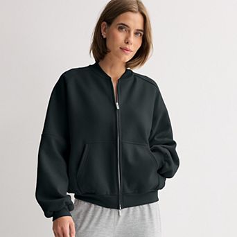 Women's FLX Embrace Fleece Bomber Full-Zip Jacket