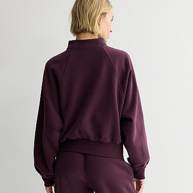 Women's FLX Embrace Fleece Oversized Mock Neck Pullover