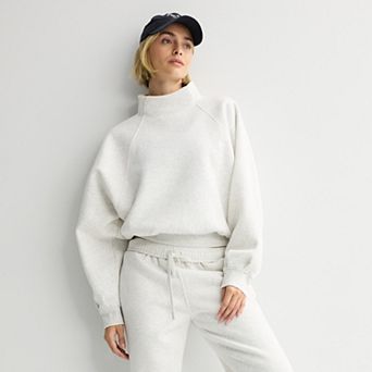Women's FLX Embrace Fleece Oversized Mock Neck Pullover