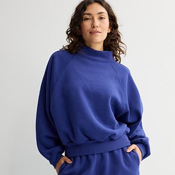 Women's FLX Embrace Fleece Oversized Mock Neck Pullover