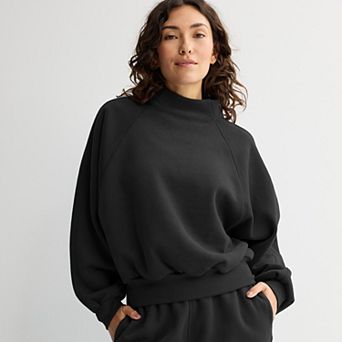 Women's FLX Embrace Fleece Oversized Mock Neck Pullover
