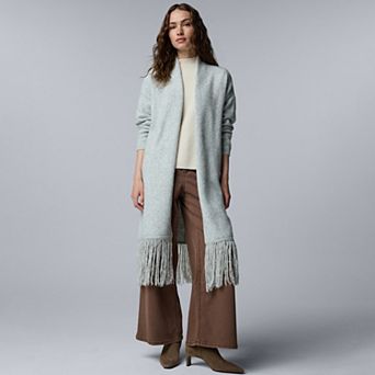 Women's Simply Vera Vera Wang Fringe Duster