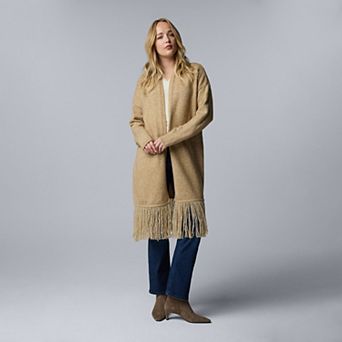 Women's Simply Vera Vera Wang Fringe Duster