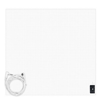 Queen Grounding Sheet 95% Organic Cotton Silver Fiber Fitted with 15FT Cord for Better Sleep