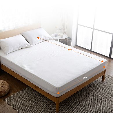 Cheer Collection Velvet Plush Waterproof Mattress Protector