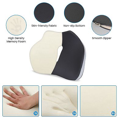 Memory Foam Seat Cushion for Sciatica Pain Relief