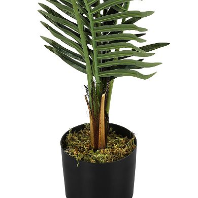 TOEMOA Tall Artificial Palm Tree Indoor Floor Plant Real Touch Leaves