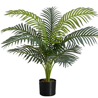 TOEMOA Tall Indoor Artificial Palm Tree Plant Floor Decoration Potted Greenery