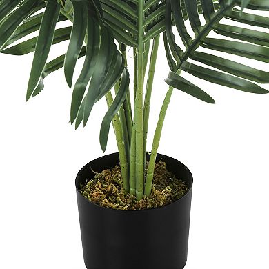 TOEMOA Tall Indoor Artificial Palm Tree Plant Floor Decoration Potted Greenery