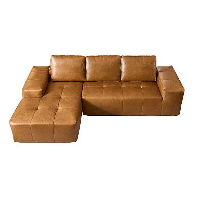 Ovios Sectional Cloud Couch, L Shaped Sofas with Chaise