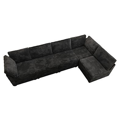 Ovios Luxury Modular Sectional Sofa Couch, Oversized Cloud Couch for Living Room