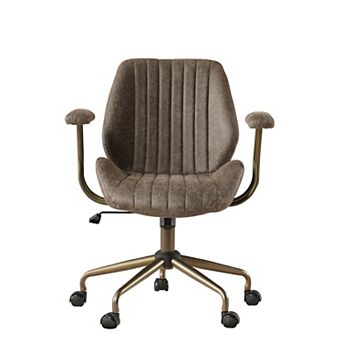 Ovios 37" Modern Ergonomic Desk Chairs w/ Soft Cushion, Office Chair for Executive, Suede Fabric