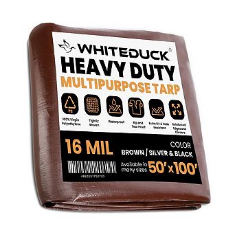 8 oz. Poly Tarpaulin 50' x 100'