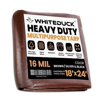 8 oz. Poly Tarpaulin 18' x 24'