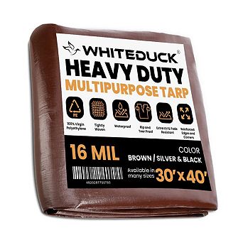 8 oz. Poly Tarpaulin 30' x 40'