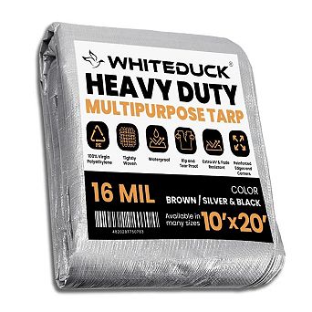 8 oz. Poly Tarpaulin 10' x 20'