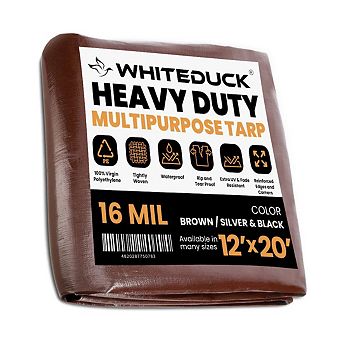 8 oz. Poly Tarpaulin 12' x 20'