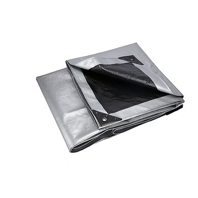8 oz. Poly Tarpaulin 4' x 20'