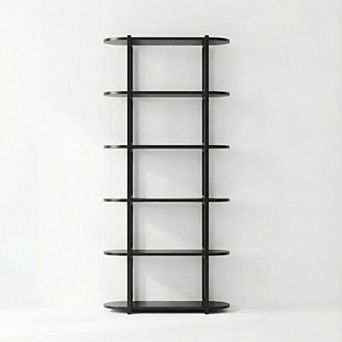 Modern Bookshelf Rustic Bookcase Corner Storage Organizer Free Standing Storage Shelving Unit